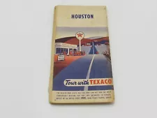 1950 City of Houston, Texas Map by Texaco