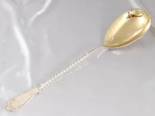 Sale antique L.D. ANDERSEN 1879 Spoon *for your Bar* Silver - gilded * Bar Tools