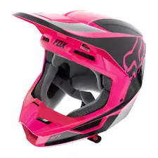 Open-Box.Fox Racing Black/Pink V1 Przm Lightweight Helmet MVRS 4 EPS SDP494