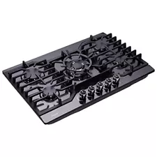 Anlyter 30 Inch Gas Cooktop, 5 Burners Built-in Stove Top