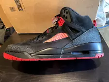 Size 11 - Jordan Spizike Anthracite black and gym red Spike Lee colaboration