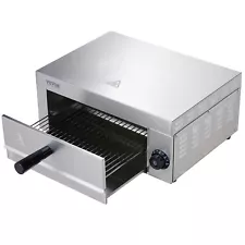 VEVOR Electric Pizza Oven 12-inch 1500W 0-60 Minutes Timer Removable Crumb Tray