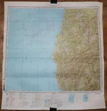 Authentic Soviet USSR TOP SECRET Military Map Grants Pass, Oregon USA #3