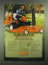 1987 Textron Jacobsen Turfcat II Mower Ad - Agile as A Cat