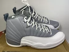 NIKE AIR JORDAN 12 RETRO STEALTH COOL GREY 153265-015 SIZE 9.5 NEW W BOX