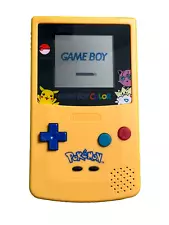 Nintendo Gameboy Color Pokemon Special Pikachu Edition Game Boy GBC Console