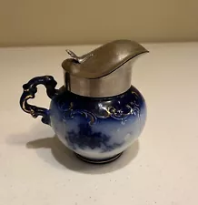 Flow Blue Syrup pitcher La Belle China