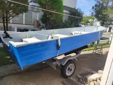 New Listing1975 Mirrorcraft 14' Bass Fishing Boat No Engine & Has Trailer