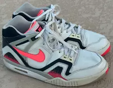 2007 AGASSI 318408-181 VNDS NIKE AIR TECH CHALLENGE II WHITE HOT LAVA SHOES-11