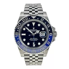 2022 Rolex GMT Master II Batgirl Steel 40mm Automatic Men’s Watch 126710BLNR