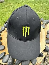 Monster Energy Black And Green Snap Back Hat Promo Hat L/XL