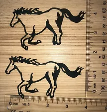 5 HORSE cardstock paper die cut embellishments scrapbook / card making