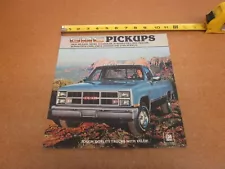 1983 GMC Sierra pickup truck C1500 K1500 K2500 sales brochure 20 pg ORIGINAL