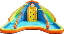 Banzai Adventure Club Water Park Inflatable Backyard Water Slide Splash Toy