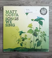 Matt Costa - Songs We Sing (OG Shrink, SEALED, 1x LP Green Vinyl) Vinyl Record