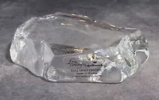 Austrian Lead Crystal Paperweight For Etching Hallmark Little Gallery 1979 NEW