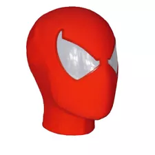 Scarlet Spider-Man Mask Spiderman Ben Reilly Full Mask Cosplay Costume Halloween