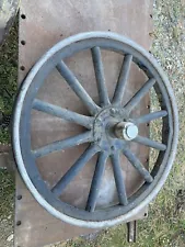 Ford Model T Wooden Wheel front, approx 25 1/4" diameter EARLY! steampunk light