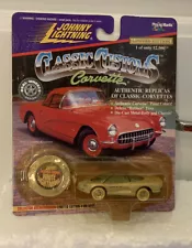 NEW Johnny Lightning Classic Customs WHITE LIGHTNING beige Corvette Indy