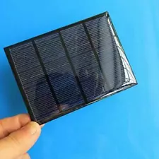 1.5W 12V Mini Power Solar Panel Small Cell Phone Module Wire Charger DIY SALE