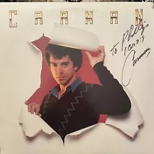 Carman - Self Titled LP - RARE 1982, For Concert Sale Only, Autographed - NM!