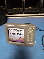 Lowrance LMS-332C Screen GOOD -POWER ON GOOD