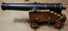 Vintage Dikar Spain 45 Cal Black Powder Naval Cannon Unfired