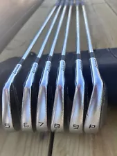 TaylorMade P-7TW Iron Set 5-PW P790 KBS Stiff Good Grips