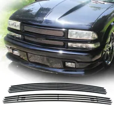 Grill Fits 1998-2004 Chevy S-10 /1998-2005 Blazer Polished Upper Billet Grille (For: 2004 S10)