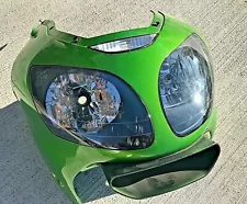 Kawasaki Ninja ZX12R ZX12 ZX 12 Front Upper Headlight Plastic Cowl CRACKED