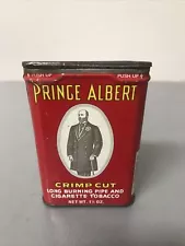 Vintage Tin Prince Albert In The Can Crimp Cut Pipe Cigarette Tobacco