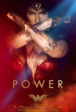 WONDER WOMAN MOVIE POSTER Original DS 27x40 Power Version Advance Style 2016