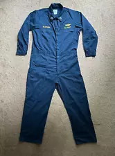 US Navy Utility Coveralls Mens 50R 8405-01-450-0354 Navy Blue Poly Cotton