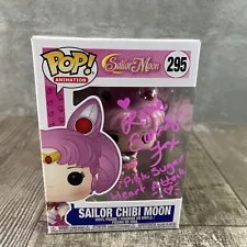 Sandy Fox Autographed Signed Sailor Moon Chibi Funko #295 No COA