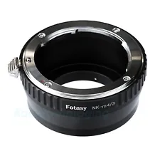 Nikon AI lens to Micro 4/3 M43 Adapter for BlackMagic Design MFT Mount Camera