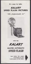 New ListingKalart Master Automatic Speed Flash for Cameras sales folder 1948