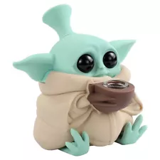 Star Wars Baby Yoda - Grogu The Child Silicone Smoking Tobacco Pipe Water Bong