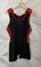 SBD Powerlifting Singlet Mens Large Red and Black