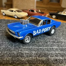 1966 Mustang Built Model Car Altered Wheel Base Drag Car