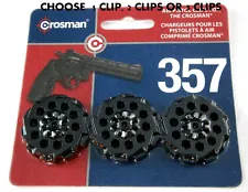 Rotary Clips for Crosman 357 Pistol CHOOSE 1, 2 or 3 Clips Holds 10 PELLETS