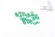 100 Pieces Natural Green Onyx 6mm Trillion Cut loose Gemstone for sale Lot