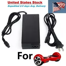 Power Adapter Charger For 2 Wheel Self Balancing hoverboard Scooter Unicycle US