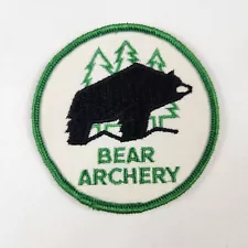 Vintage Fred Bear Archery Patch for Traditional & Recurve Bows Rare 3" New NOS