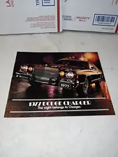 1977 DODGE CHARGER DELUXE ORIGINAL DEALER SALES BROCHURE OEM SHOWROOM CONDITION