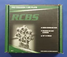 RCBS PRO CHUCKER 7-Die Plate-(88917) NEW-in box