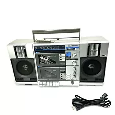 New ListingEmerson CTR949 AM FM Stereo Radio Cassette Player Boombox Ghetto Blaster Tested