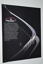 1991 CHEVY CAPRICE CLASSIC ORIGINAL DEALER SALES BINDER INSERT PRINT AD 91 (For: Chevrolet Caprice)