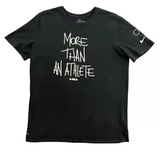 Nike Lebron James More than an Athlete T Shirt Mens Large Athletic Dri-Fit