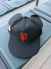 San Francisco SF Giants 2024 Mickey Mouse Ears Hat Disneyland 06/30/24 HOT ð