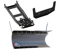 Open Trail 66" Steel Blade Snowplow kit fits John Deere Gator XUV 835 & XUV 865 (For: More than one vehicle)